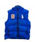 POLO RALPH LAUREN（ポロ・ラルフローレン）の古着「ビッグポニーダウンベスト」｜ブルー