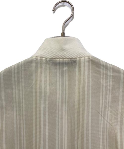 ERMENEGILDO ZEGNA（エルメネジルド・ゼニア）ERMENEGILDO ZEGNA (エルメネジルド・ゼニア) ナイロンブルゾン アイボリー サイズ:50の古着・服飾アイテム