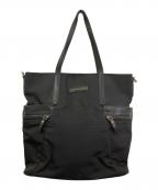 JIMMY CHOOジミーチュウ）の古着「ナイロンキャンバストートバッグ」｜ブラック