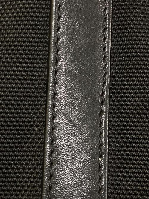 JIMMY CHOO（ジミーチュウ）JIMMY CHOO (ジミーチュウ) ナイロンキャンバストートバッグ ブラックの古着・服飾アイテム