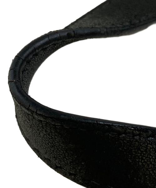 JIMMY CHOO（ジミーチュウ）JIMMY CHOO (ジミーチュウ) ナイロンキャンバストートバッグ ブラックの古着・服飾アイテム