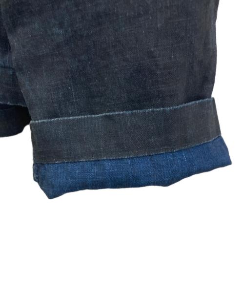 nestrobe confect（ネストローブ コンフェクト）nestrobe confect (ネストローブ コンフェクト) インディゴ染めリネンシャツ ネイビー サイズ:34の古着・服飾アイテム