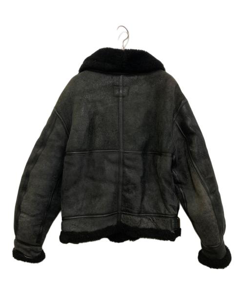 AVIREX（アヴィレックス）AVIREX (アヴィレックス) B-3 ムートン フライトジャケット ブラック サイズ:38の古着・服飾アイテム