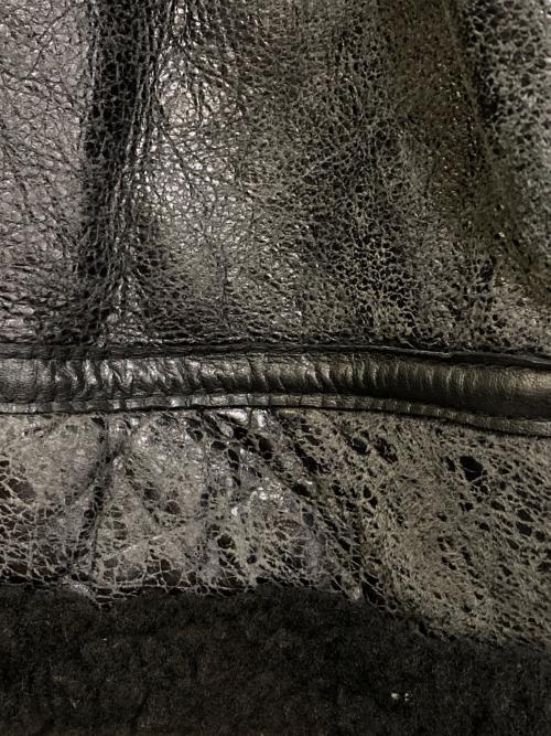 AVIREX（アヴィレックス）AVIREX (アヴィレックス) B-3 ムートン フライトジャケット ブラック サイズ:38の古着・服飾アイテム