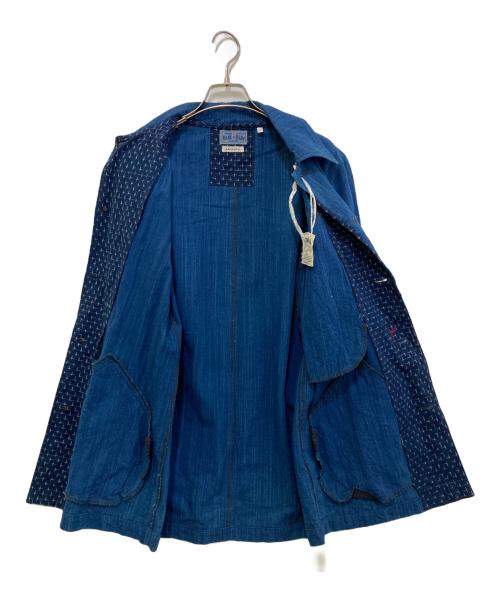 BLUE BLUE（ブルーブルー）BLUE BLUE (ブルーブルー) 藍染ジャケット ブルー サイズ:1の古着・服飾アイテム