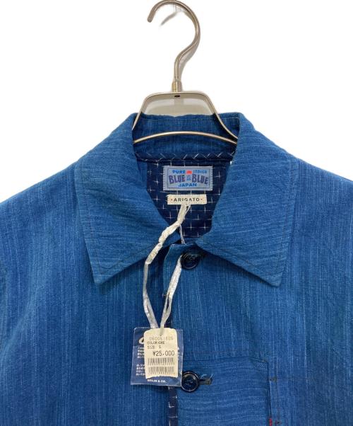 BLUE BLUE（ブルーブルー）BLUE BLUE (ブルーブルー) 藍染ジャケット ブルー サイズ:1の古着・服飾アイテム