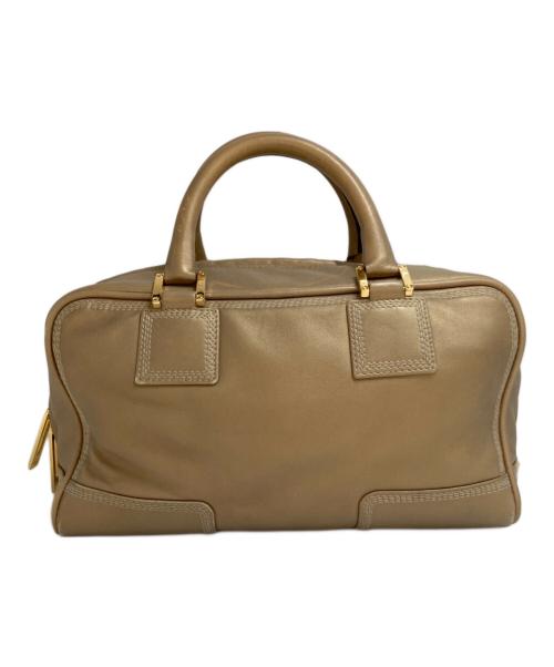 LOEWE（ロエベ）LOEWE (ロエベ) アマソナ36/アナグラムミニボストンッグ ゴールドの古着・服飾アイテム