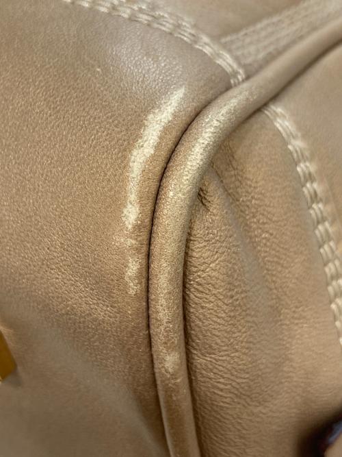 LOEWE（ロエベ）LOEWE (ロエベ) アマソナ36/アナグラムミニボストンッグ ゴールドの古着・服飾アイテム