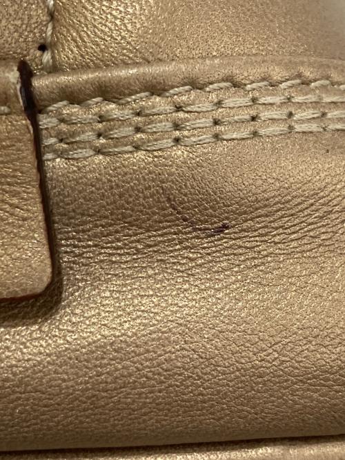 LOEWE（ロエベ）LOEWE (ロエベ) アマソナ36/アナグラムミニボストンッグ ゴールドの古着・服飾アイテム