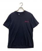 MARNIマルニ）の古着「イタリックロゴTシャツ」｜ネイビー