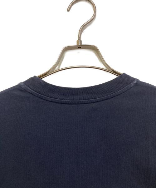 MARNI（マルニ）MARNI (マルニ) イタリックロゴTシャツ ネイビー サイズ:40の古着・服飾アイテム