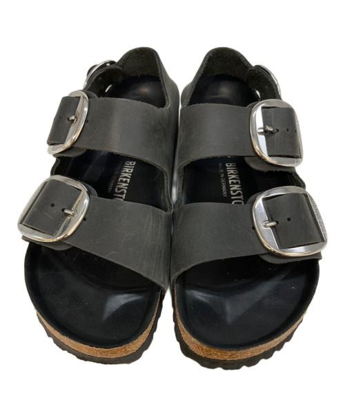 BIRKENSTOCK（ビルケンシュトック）BIRKENSTOCK (ビルケンシュトック) ミラノ ビッグバックル サンダル ブラック サイズ:270の古着・服飾アイテム