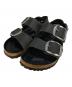 BIRKENSTOCK（ビルケンシュトック）の古着「ミラノ ビッグバックル サンダル」｜ブラック