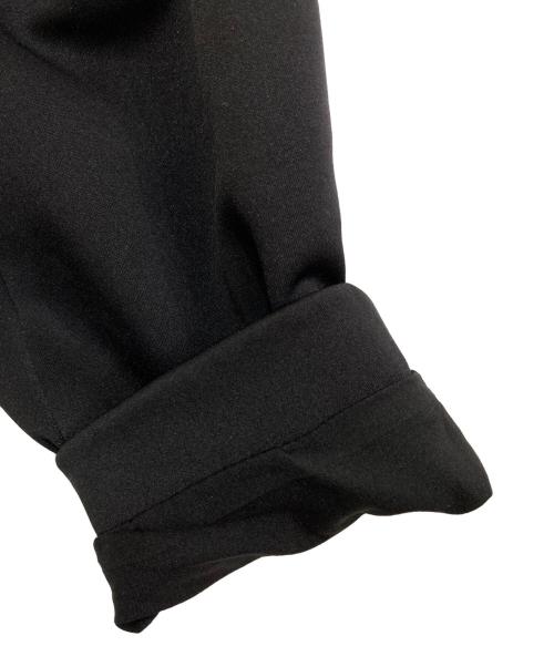 ENFOLD（エンフォルド）ENFOLD (エンフォルド) ダブルクロス ノーカラージャケット 3008S230-0470 ブラック サイズ:38の古着・服飾アイテム