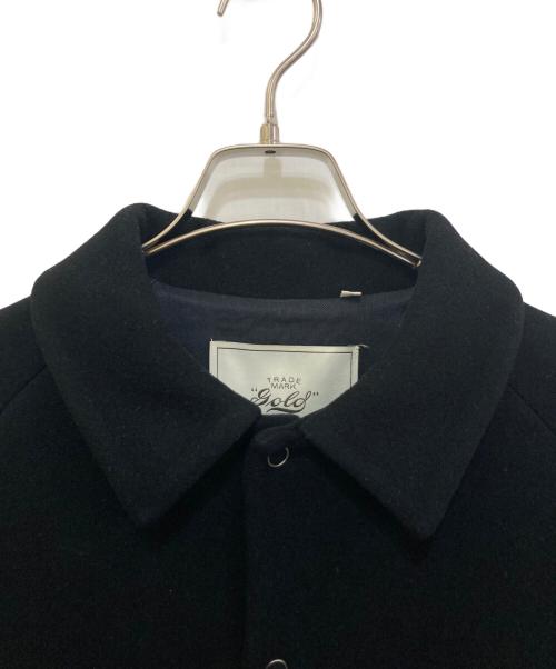 gold（ゴールド）gold (ゴールド) TASMANIA WOOL COACH JACKET　GL13956 ブラック サイズ:Sの古着・服飾アイテム