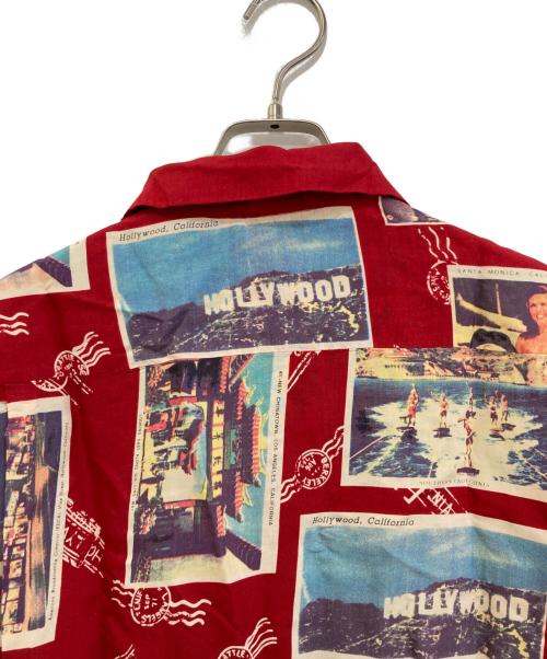 Sun Surf（サンサーフ）Sun Surf (サンサーフ) アロハシャツ　511-M32426 レッド サイズ:Lの古着・服飾アイテム