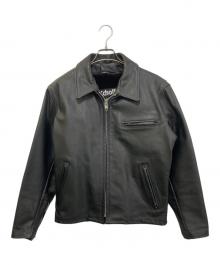 Schott（ショット）の古着「シングルレザージャケット」｜ブラック