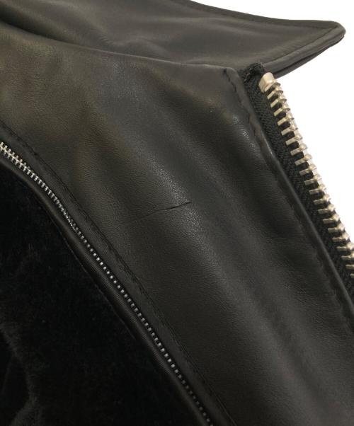 Schott（ショット）Schott (ショット) シングルレザージャケット ブラック サイズ:42の古着・服飾アイテム