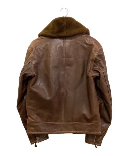 BUZZ RICKSON'S（バズリクソンズ）BUZZ RICKSON'S (バズリクソンズ) B-2 襟ボア ホースハイド レザー フライト ジャケット ブラウン サイズ:38の古着・服飾アイテム