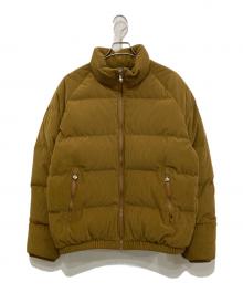 Pyrenex（ピレネックス）の古着「VINTAGE MYTHIC 3 VELVET/ダウンジャケット」｜ベージュ