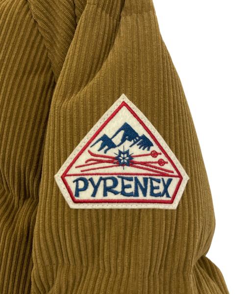 Pyrenex（ピレネックス）Pyrenex (ピレネックス) VINTAGE MYTHIC 3 VELVET/ダウンジャケット ベージュ サイズ:Lの古着・服飾アイテム