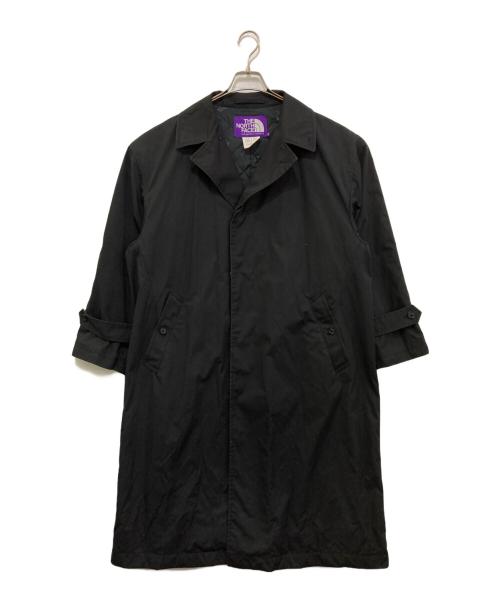 THE NORTHFACE PURPLELABEL（ザ・ノースフェイス パープルレーベル）THE NORTHFACE PURPLELABEL (ザ・ノースフェイス パープルレーベル) BEAMS (ビームス) 65/35インサレーションビッグステンカラーコート ブラック サイズ:Mの古着・服飾アイテム