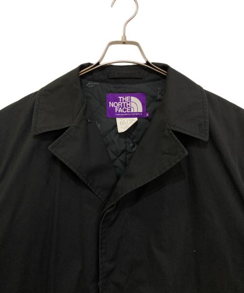 THE NORTHFACE PURPLELABEL（ザ・ノースフェイス パープルレーベル）THE NORTHFACE PURPLELABEL (ザ・ノースフェイス パープルレーベル) BEAMS (ビームス) 65/35インサレーションビッグステンカラーコート ブラック サイズ:Mの古着・服飾アイテム