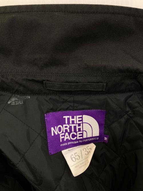 THE NORTHFACE PURPLELABEL（ザ・ノースフェイス パープルレーベル）THE NORTHFACE PURPLELABEL (ザ・ノースフェイス パープルレーベル) BEAMS (ビームス) 65/35インサレーションビッグステンカラーコート ブラック サイズ:Mの古着・服飾アイテム