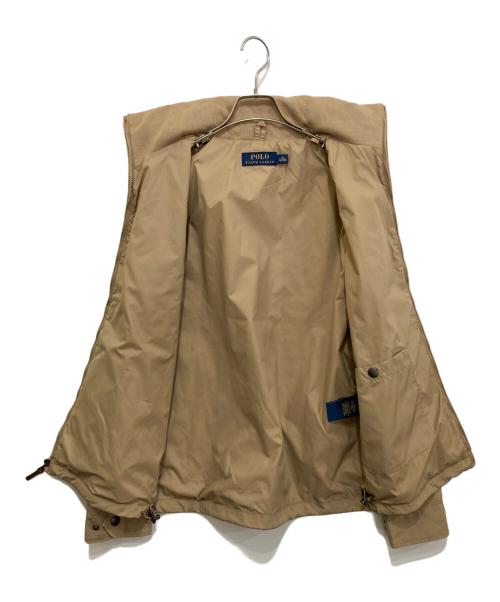 POLO RALPH LAUREN（ポロ・ラルフローレン）POLO RALPH LAUREN (ポロ・ラルフローレン) ジップアップジャケット ベージュ サイズ:XSの古着・服飾アイテム