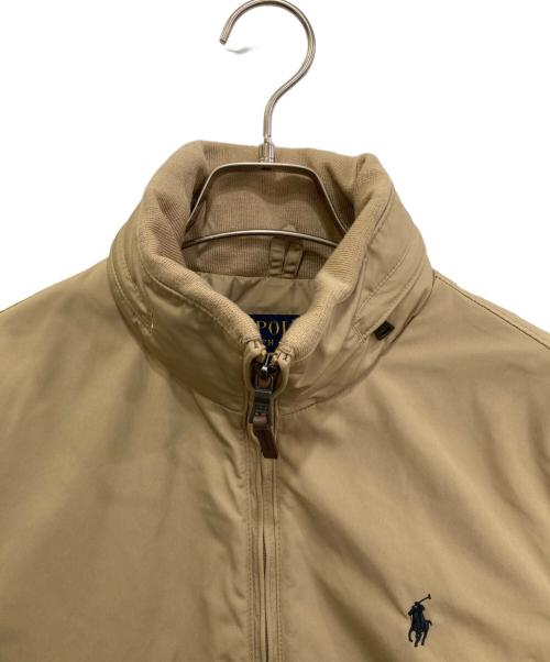 POLO RALPH LAUREN（ポロ・ラルフローレン）POLO RALPH LAUREN (ポロ・ラルフローレン) ジップアップジャケット ベージュ サイズ:XSの古着・服飾アイテム