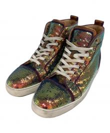 Christian Louboutin（クリスチャン・ルブタン）の古着「LOUIS Orlato Multicolor ハイカットスニーカー」｜マルチカラー