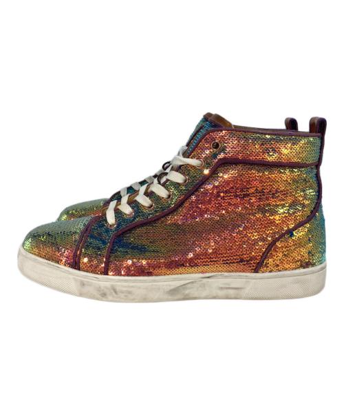 Christian Louboutin（クリスチャン・ルブタン）Christian Louboutin (クリスチャン・ルブタン) LOUIS Orlato Multicolor ハイカットスニーカー マルチカラー サイズ:42 1/2の古着・服飾アイテム