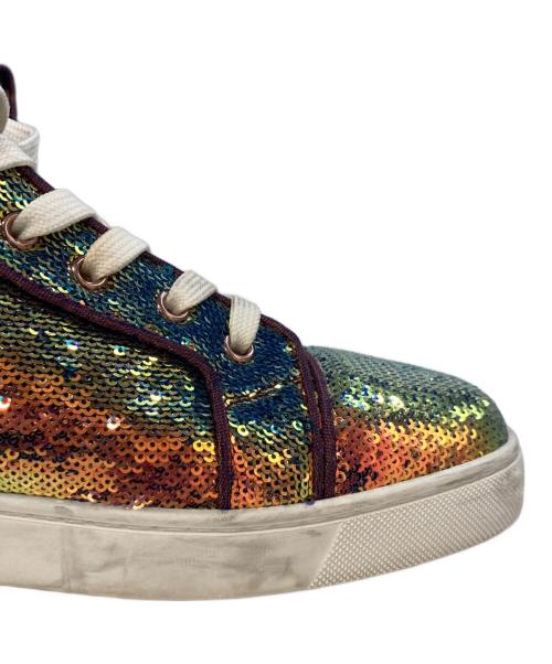Christian Louboutin（クリスチャン・ルブタン）Christian Louboutin (クリスチャン・ルブタン) LOUIS Orlato Multicolor ハイカットスニーカー マルチカラー サイズ:42 1/2の古着・服飾アイテム