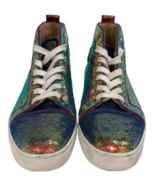 Christian Louboutin（クリスチャン・ルブタン）Christian Louboutin (クリスチャン・ルブタン) LOUIS Orlato Multicolor ハイカットスニーカー マルチカラー サイズ:42 1/2の古着・服飾アイテム