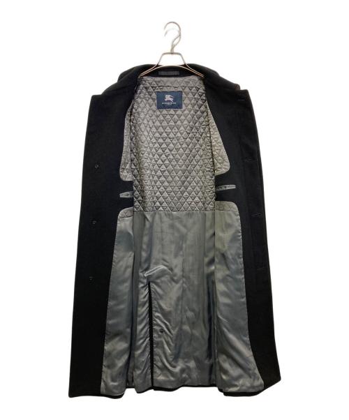 BURBERRY LONDON（バーバリーロンドン）BURBERRY LONDON (バーバリーロンドン) カシミヤ混チェスターコート ブラック サイズ:54の古着・服飾アイテム
