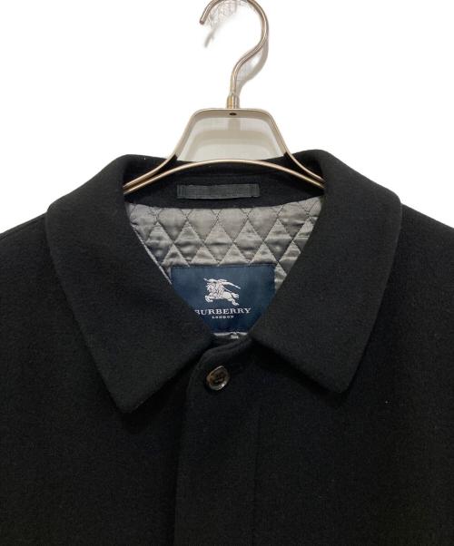 BURBERRY LONDON（バーバリーロンドン）BURBERRY LONDON (バーバリーロンドン) カシミヤ混チェスターコート ブラック サイズ:54の古着・服飾アイテム