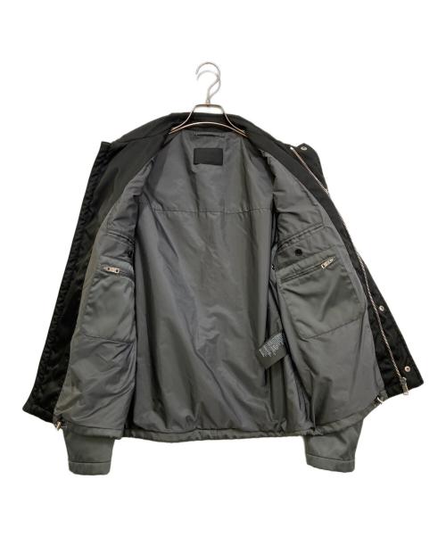 PRADA（プラダ）PRADA (プラダ) ナイロン中綿コーチジャケット ブラック サイズ:Mの古着・服飾アイテム