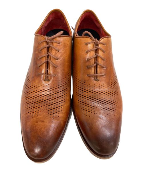 COLE HAAN（コールハーン）COLE HAAN (コールハーン) パンチングレザーシューズ ブラウン サイズ:10の古着・服飾アイテム