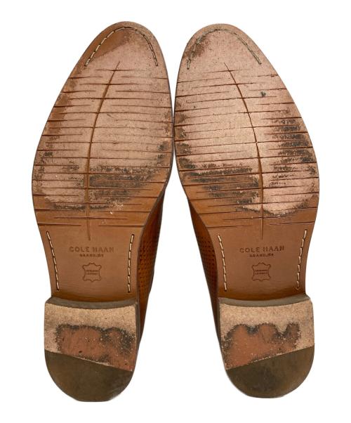 COLE HAAN（コールハーン）COLE HAAN (コールハーン) パンチングレザーシューズ ブラウン サイズ:10の古着・服飾アイテム