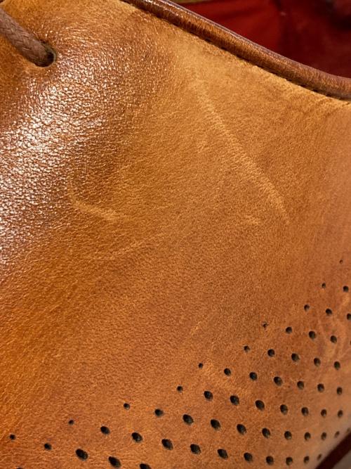 COLE HAAN（コールハーン）COLE HAAN (コールハーン) パンチングレザーシューズ ブラウン サイズ:10の古着・服飾アイテム