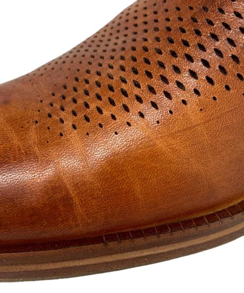 COLE HAAN（コールハーン）COLE HAAN (コールハーン) パンチングレザーシューズ ブラウン サイズ:10の古着・服飾アイテム