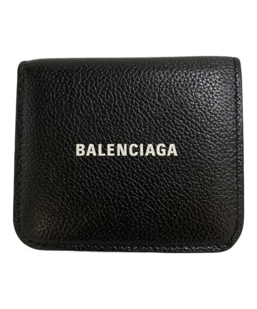 BALENCIAGA（バレンシアガ）BALENCIAGA (バレンシアガ) 2つ折り財布　594216 ブラックの古着・服飾アイテム