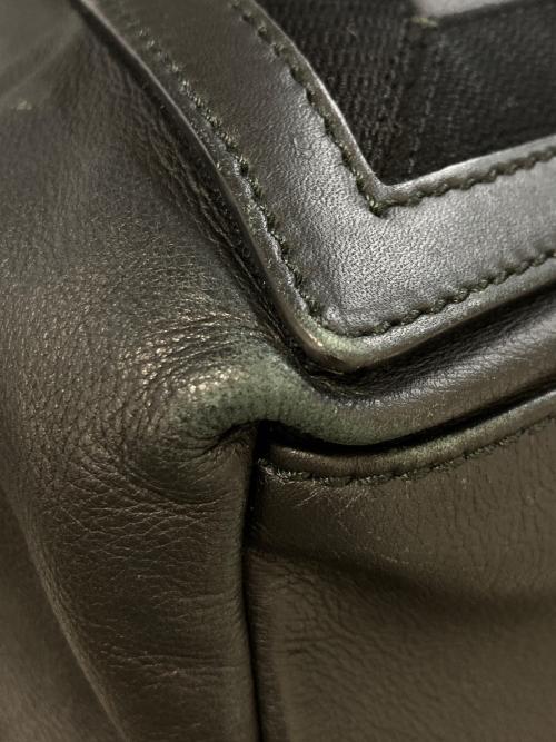 BALENCIAGA（バレンシアガ）BALENCIAGA (バレンシアガ) ネイビーカバスM/レザートートバッグ　339936 ブラックの古着・服飾アイテム