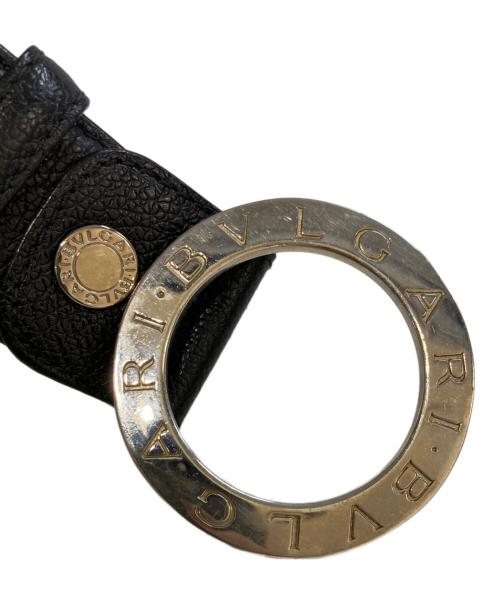 BVLGARI（ブルガリ）BVLGARI (ブルガリ) レザーベルト ブラックの古着・服飾アイテム