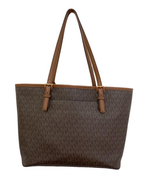 MICHAEL KORS（マイケルコース）MICHAEL KORS (マイケルコース) トートバッグ ブラウンの古着・服飾アイテム
