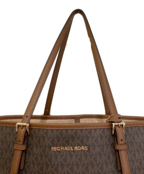 MICHAEL KORS（マイケルコース）MICHAEL KORS (マイケルコース) トートバッグ ブラウンの古着・服飾アイテム