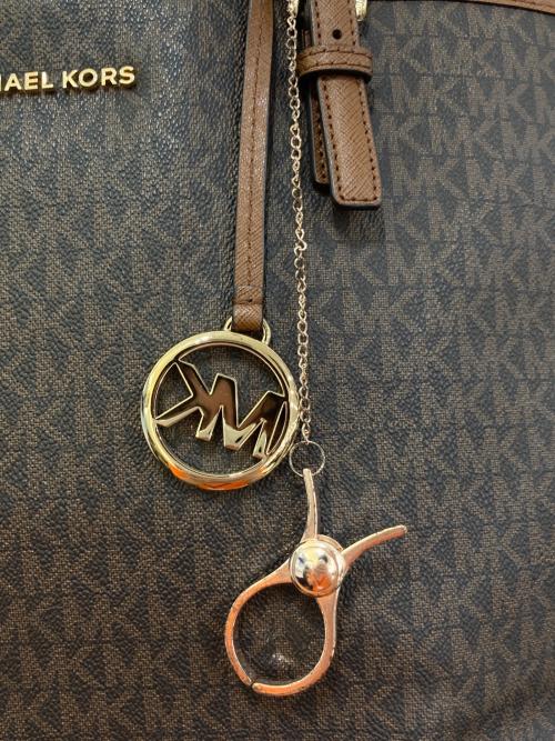 MICHAEL KORS（マイケルコース）MICHAEL KORS (マイケルコース) トートバッグ ブラウンの古着・服飾アイテム