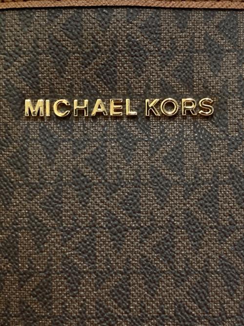 MICHAEL KORS（マイケルコース）MICHAEL KORS (マイケルコース) トートバッグ ブラウンの古着・服飾アイテム