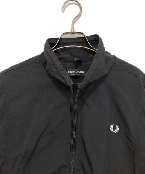 FRED PERRY（フレッドペリー）FRED PERRY (フレッドペリー) Nylon Performance Full-Zip Track Jacket ブラック サイズ:Mの古着・服飾アイテム