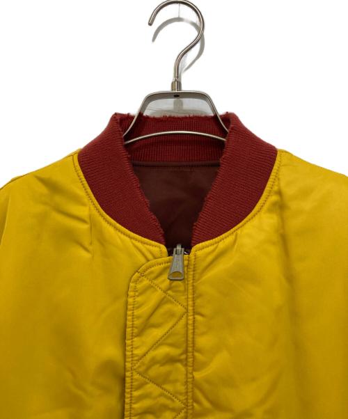 DIESEL（ディーゼル）DIESEL (ディーゼル) J-FIGHTERS-NW ダメージ加工リバーシブルボンバージャケット　A06290 レッド サイズ:Mの古着・服飾アイテム